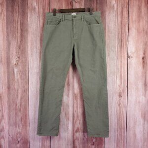 *READ* Flint and Tinder 365 Pants Mens 36x32 Tapered Fit Olive Green Huckberry